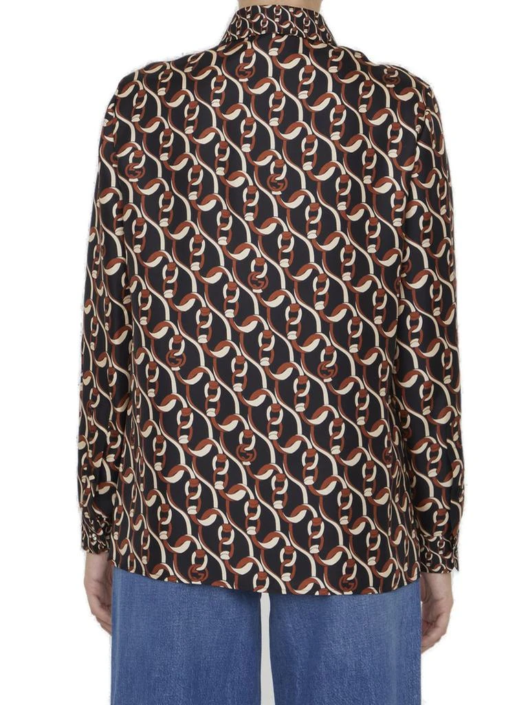 Gucci Gucci Interlocking G Chain Printed Shirt 2