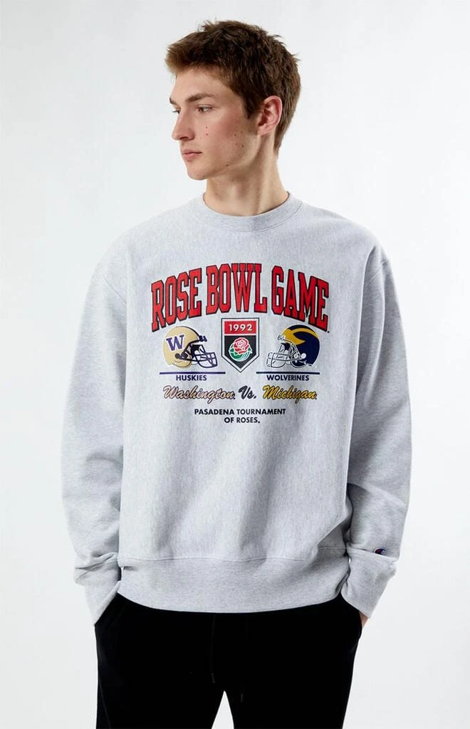 CHAMPION x Rose Bowl Stadium Reverse Weave Crew Neck Sweatshirt 1