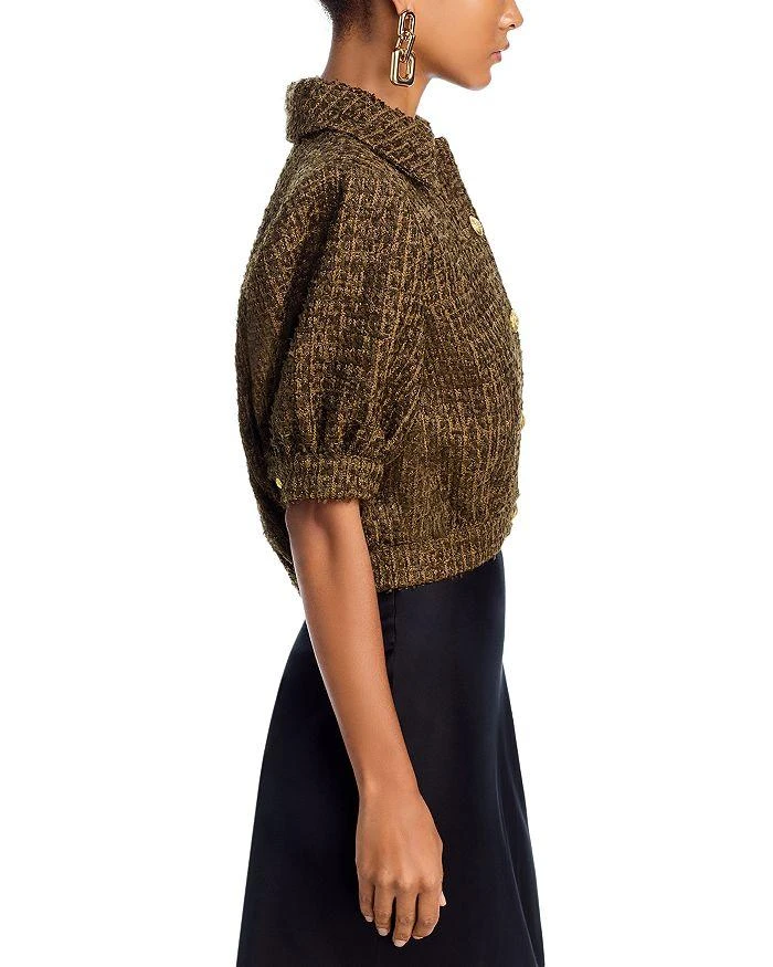 L'Agence Cove Tweed Cropped Jacket 4