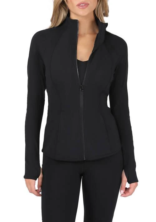 Yogalicious Lux Montauk Slim Fitted Performance Zip Jacket 1