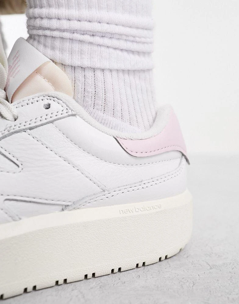 New Balance New Balance CT302 sneakers in white & pink - WHITE 3
