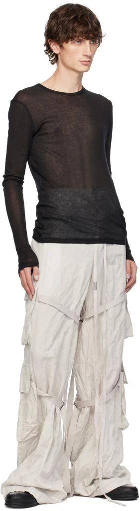 ANN DEMEULEMEESTER Black Raven Sneakers 5