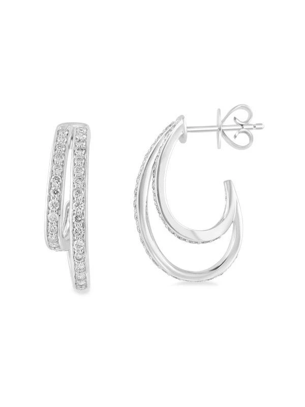 Effy 14K White Gold
0.95 TCW Diamond Drop Earrings 2