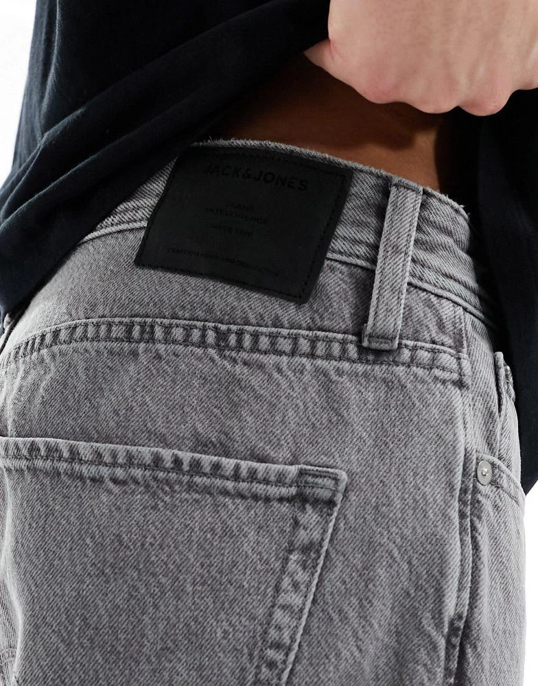 Jack & Jones Jack & Jones Alex baggy jeans in grey 5
