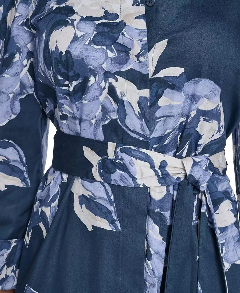 Calvin Klein Women
s Collared Long-Sleeve Shirt Dress 4