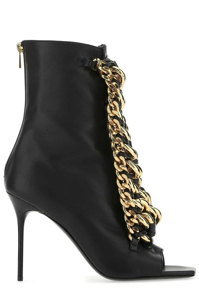 Balmain Balmain Chain Link Detailed High Heel Sandals 1