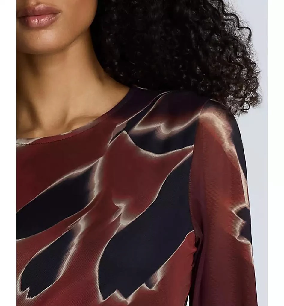 Kenneth Cole Women
s Knot-Front Long-Sleeve Dress 4