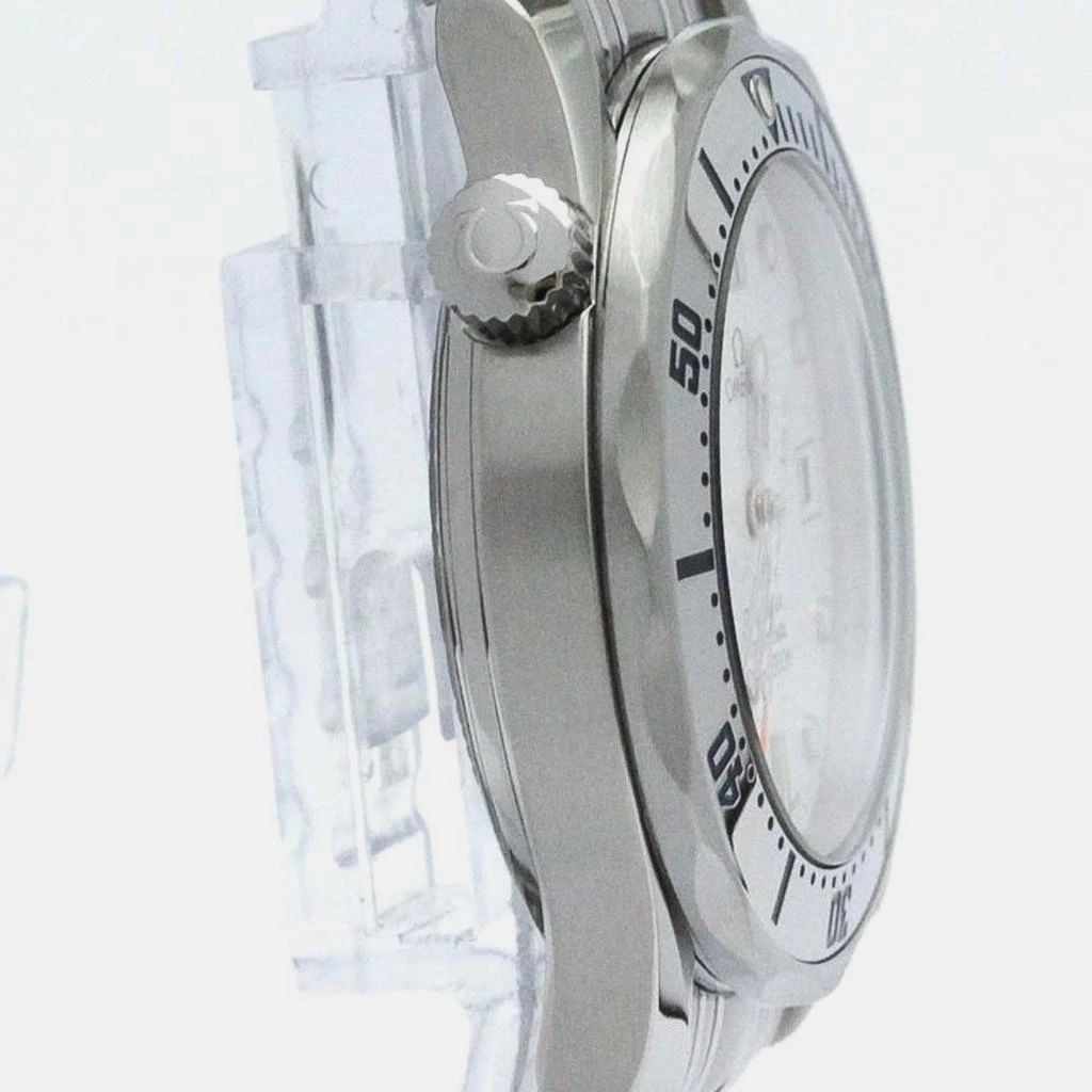 Omega Omega White Stainless Steel Seamaster Professional 2562.20 Quartz Men's Wristwatch 36 mm 6