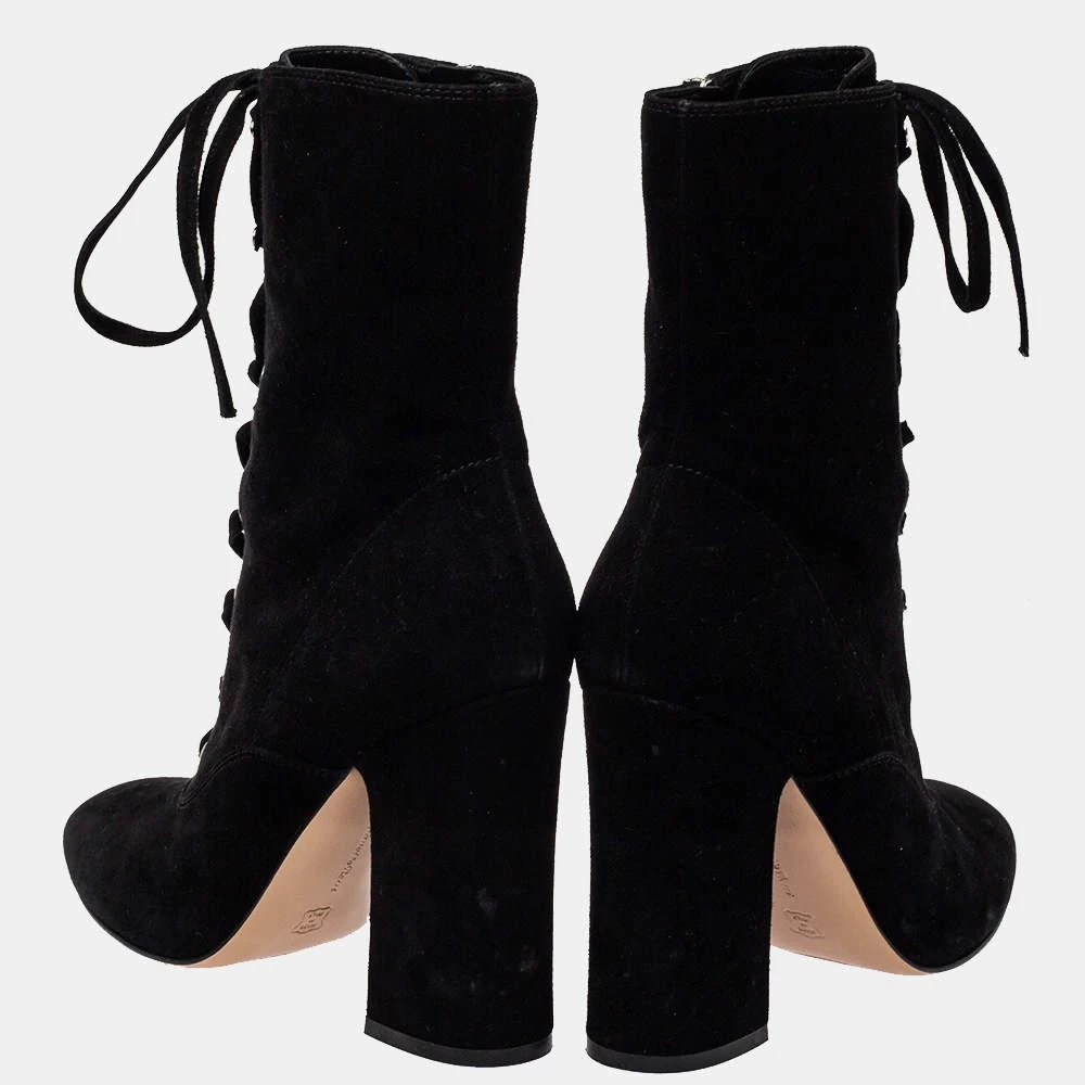 Gianvito Rossi Gianvito Rossi Black Suede Ankle Boots Size 39 5
