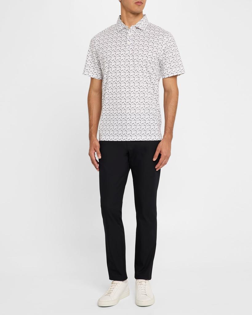 BUGATCHI Men's OoohCotton Victor Cocktail-Print Polo Shirt