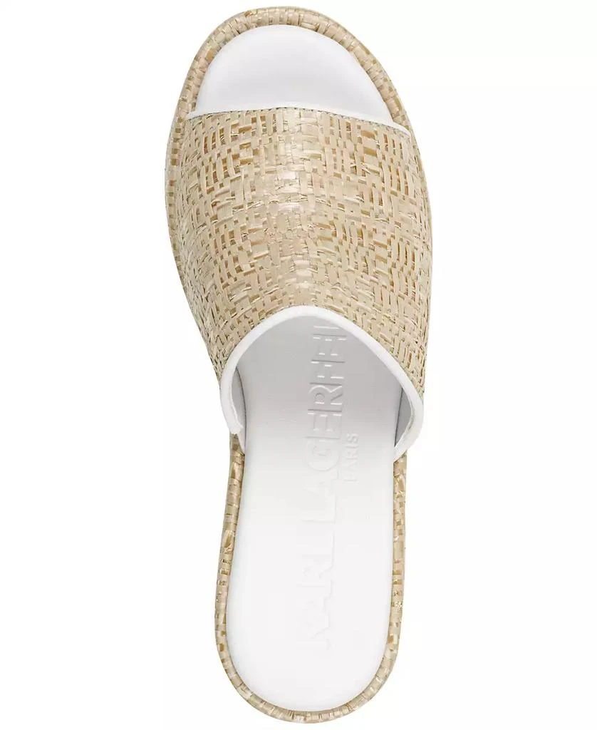 Karl Lagerfeld Paris Women
s Calvina Slide Wedge Sandals 4