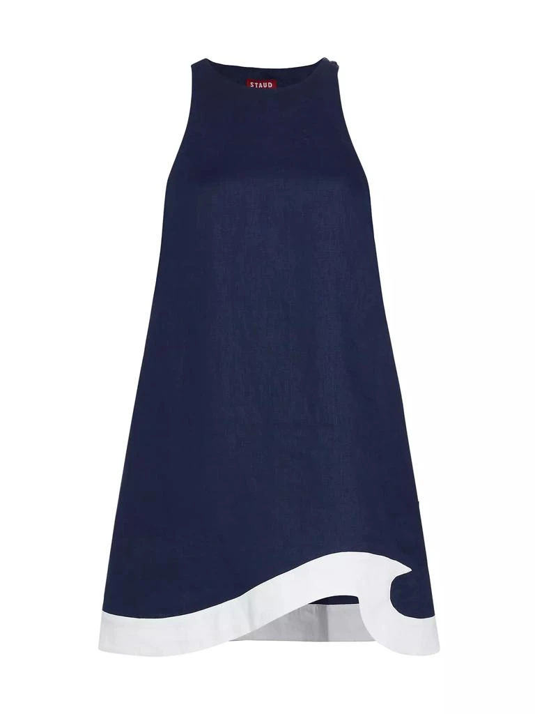 Staud Allori Linen Shift Dress 1