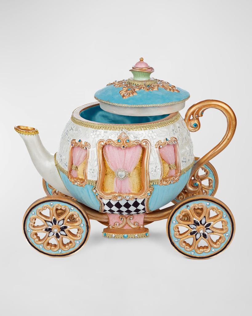 Katherine's Collection Teapot Carriage Candy Bowl
