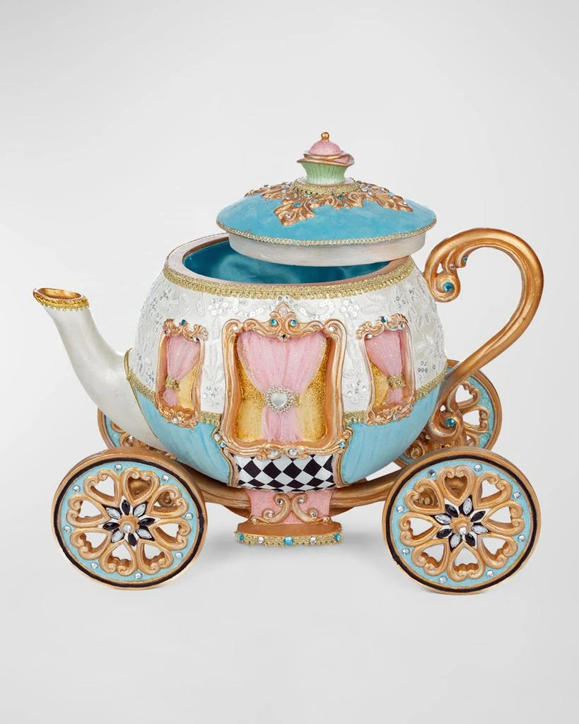 Katherine's Collection Teapot Carriage Candy Bowl 2
