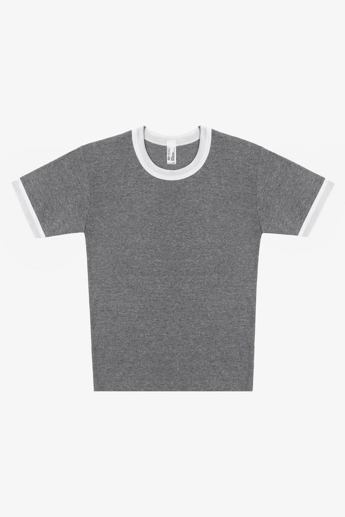 Los Angeles Apparel BR310 - Tri-Blend Rib Women's Ringer Tee 9