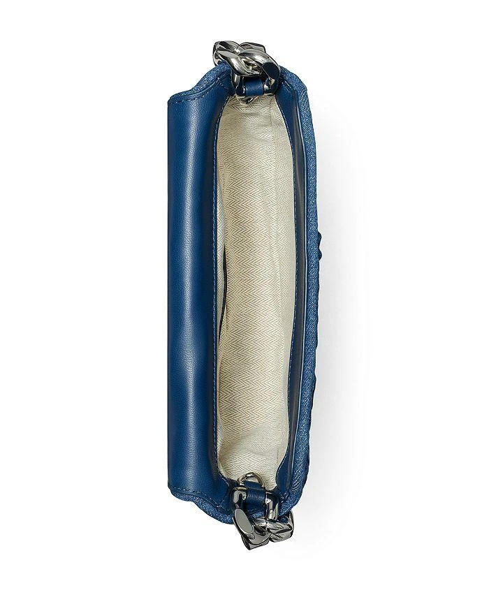 Tory Burch Mini Fleming Soft Denim Crescent Bag   3