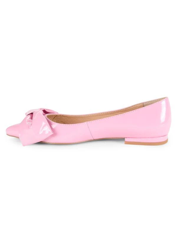 Cecelia New York Brie Bow Patent Leather Ballet Flats 4