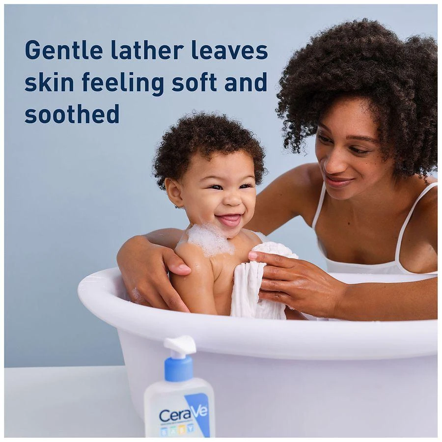 CeraVe Baby Wash and Shampoo for Tear-Free Baby Bath Time 6