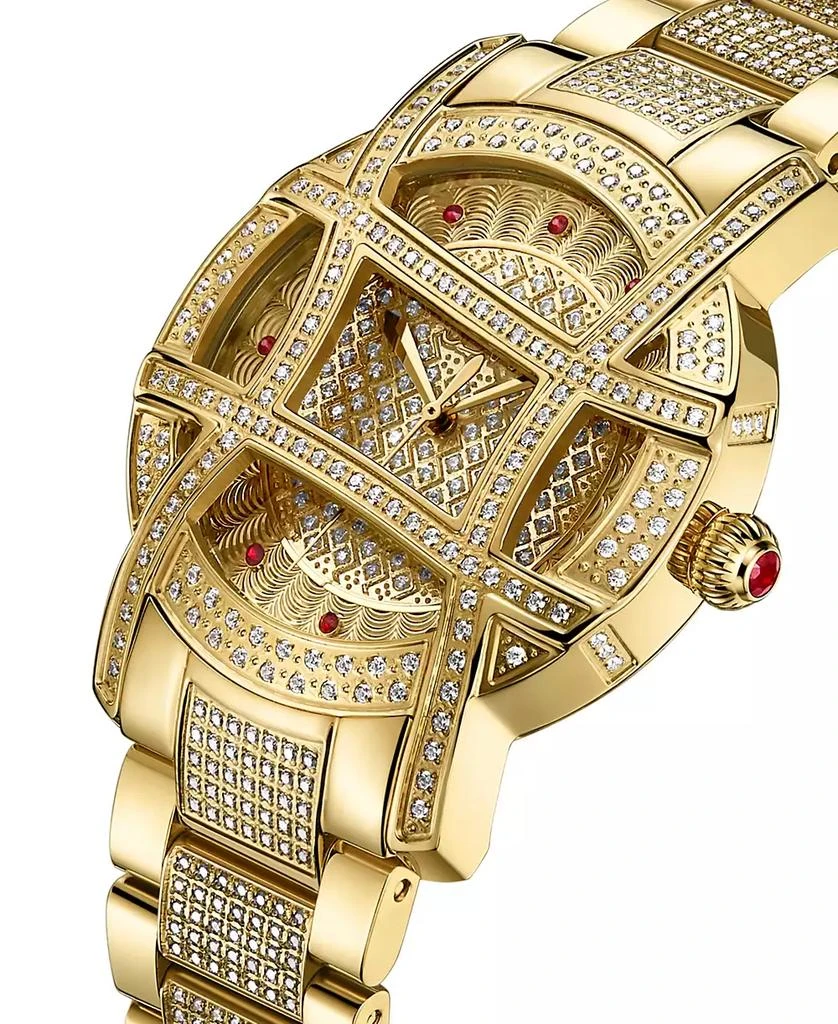Jbw Women's Olympia Platinum Series Diamond (2 1/2 ct. t.w.) 18K Gold-Plated Stainless Steel Watch, 38Mm 4