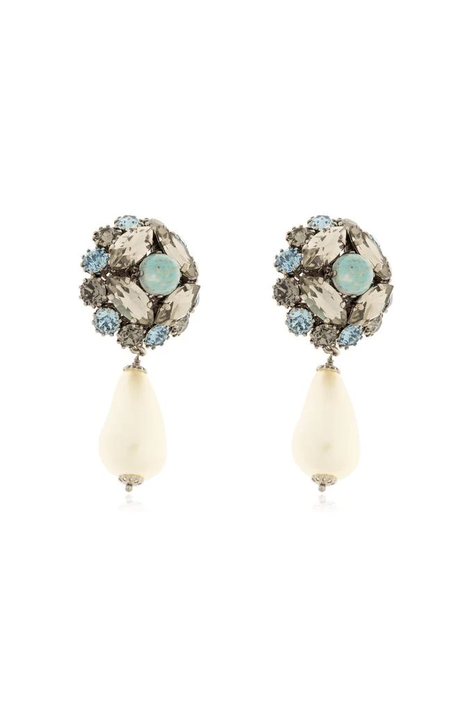 Dolce 
Gabbana Clip-on earrings with shimmering crystals