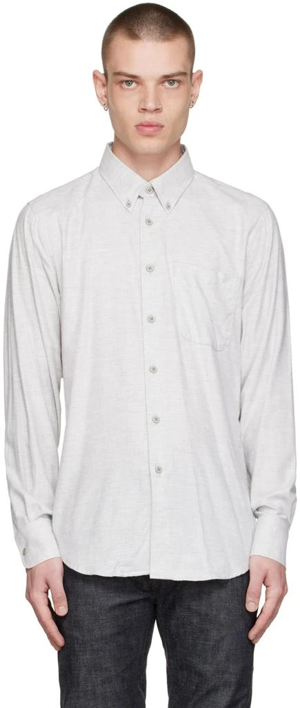 Naked & Famous Denim Gray Easy Shirt 1