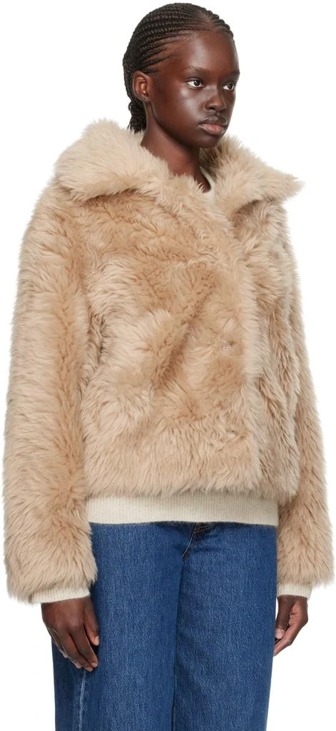 Yves Salomon Beige Buttoned Jacket 2