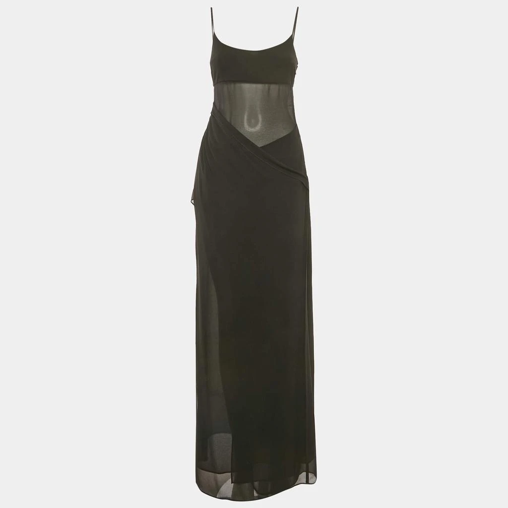 chinese dress ladies Jluxlabel | Chocolate Odelia Crinkled Maxi Dress | Size Xs