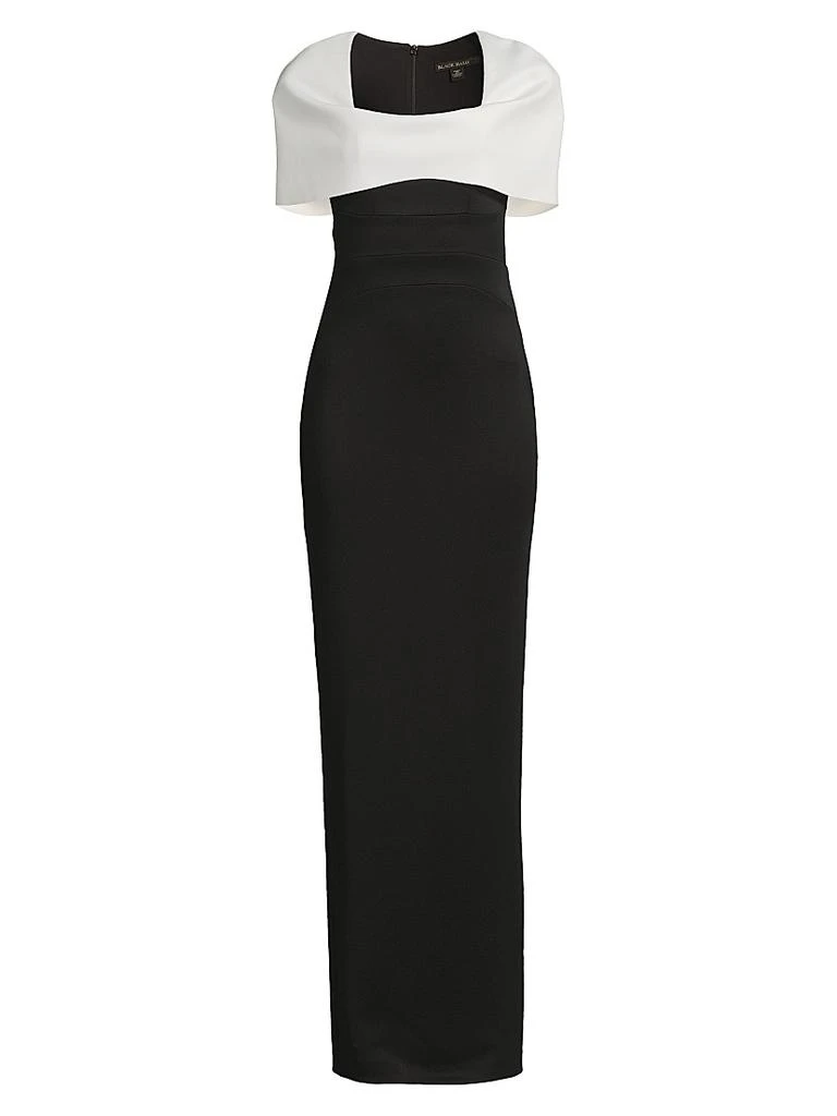 slim fit dress slacks Adrianna Women's Stretch Halter Neck Ball Gown - Black main image 1