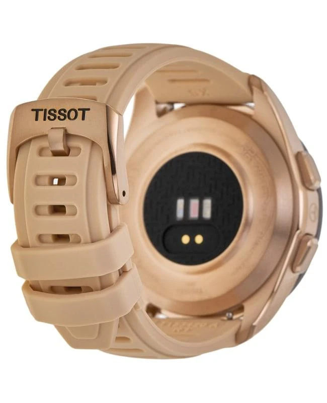 Tissot Tissot T-Touch Connect Solar Sport GMT Digital Dial Rose Gold Titanium Silicone Strap Men's Watch T153.420.47.051.05 4