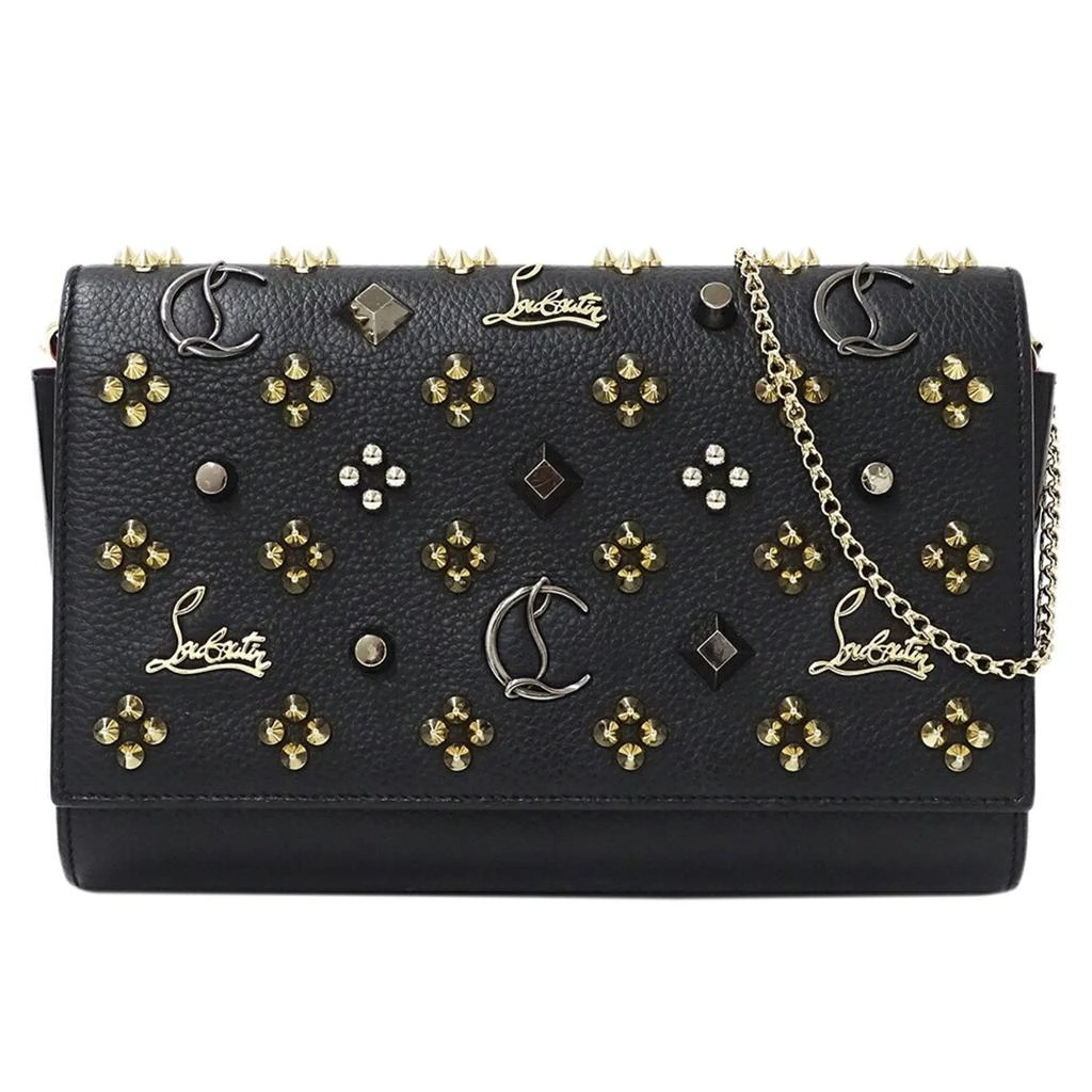 Christian Louboutin Leather Clutch Bag Shoulder Bag (Pre-Owned) 1