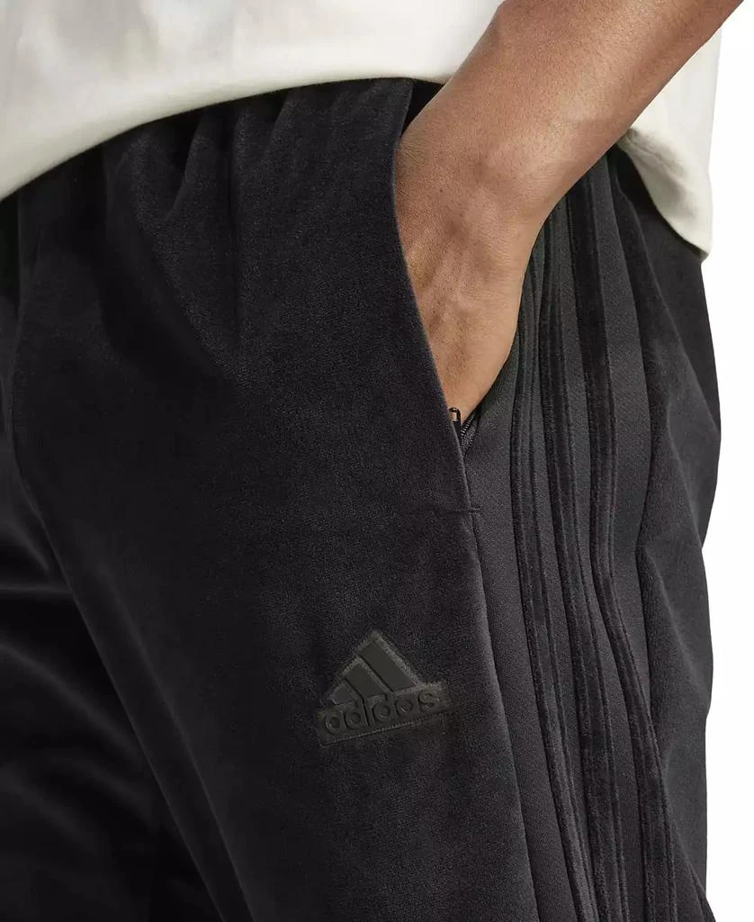 Adidas Men's Tiro Velour Three-Stripe Track Pants 5