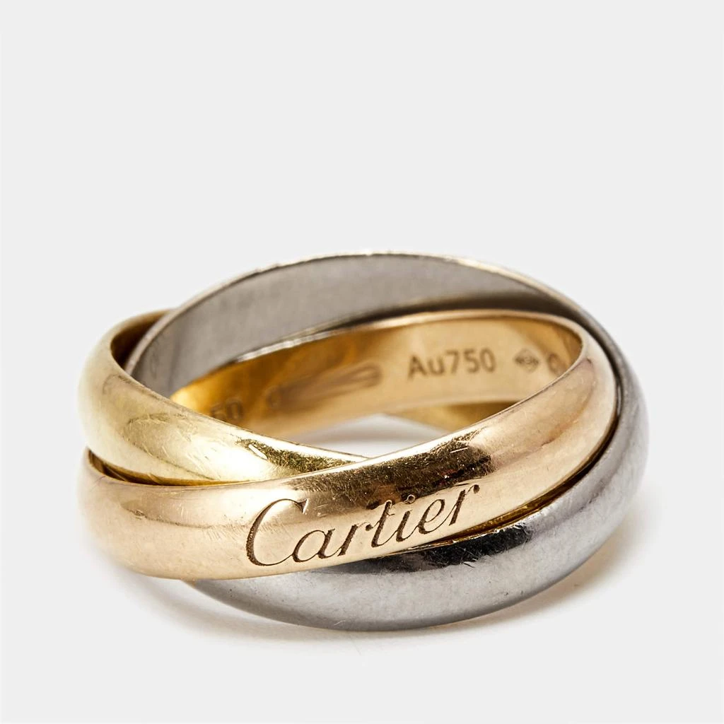 Cartier Cartier Trinity 18k Three Tone Gold Ring Size 50 2