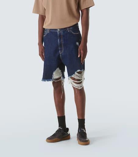 Acne Studios Distressed denim shorts 3