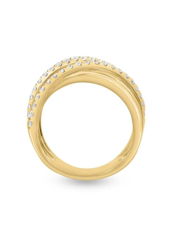 Effy 14K Yellow Gold
0.62 TCW Diamond Wrap Ring 3