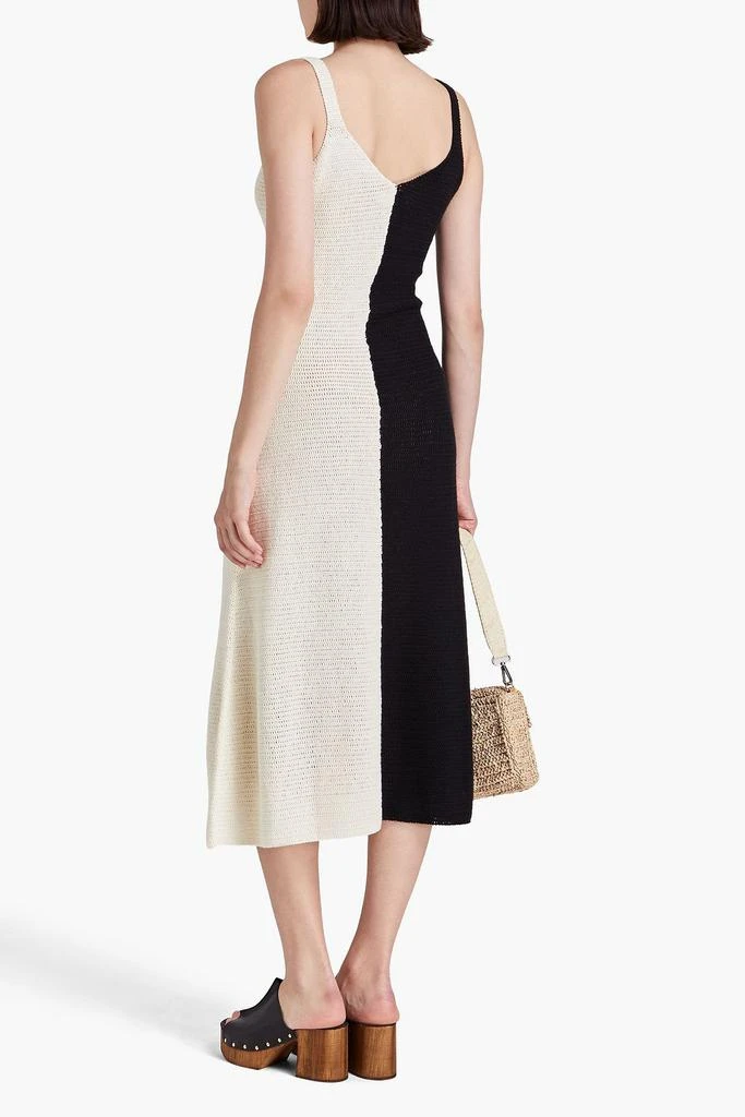 Zimmermann Two-tone crochet cotton midi dress 3