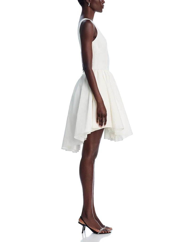 Amsale High Neck Bubble Skirt Dress 5