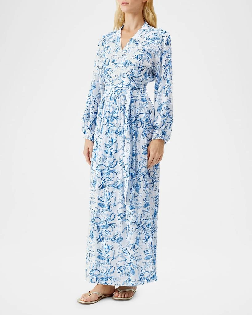 MELISSA ODABASH Rachel Wrap Maxi Dress 2