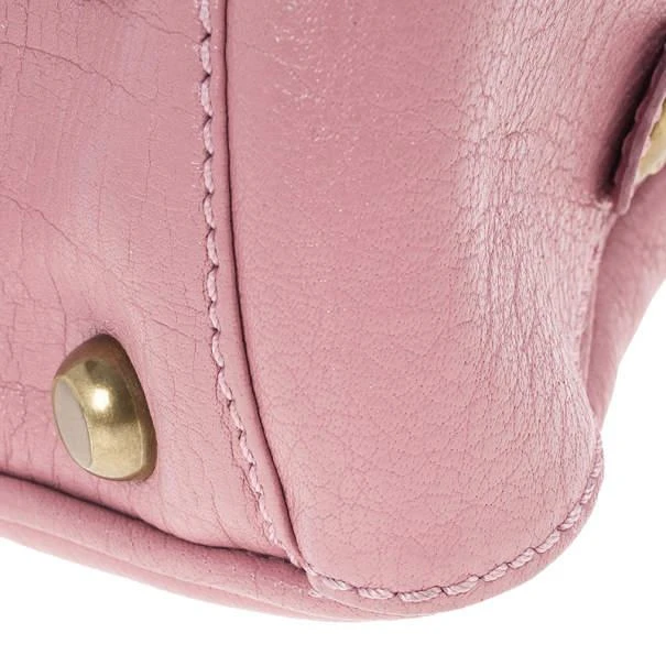 Marc Jacobs Marc Jacobs Pink Leather Lola Bag With Umbrella 14