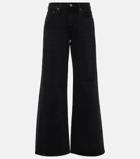 AGOLDE Clara low-rise wide-leg jeans 1