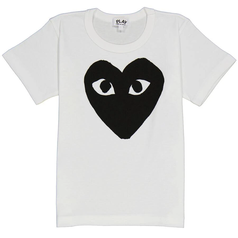 Comme des Garcons Kids Big Heart Print Short Sleeve T-shirt 1