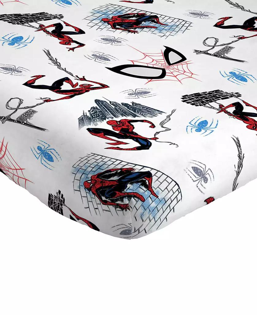 Spider-Man Spiderman Crawl Queen Sheet Set, 4 Pieces