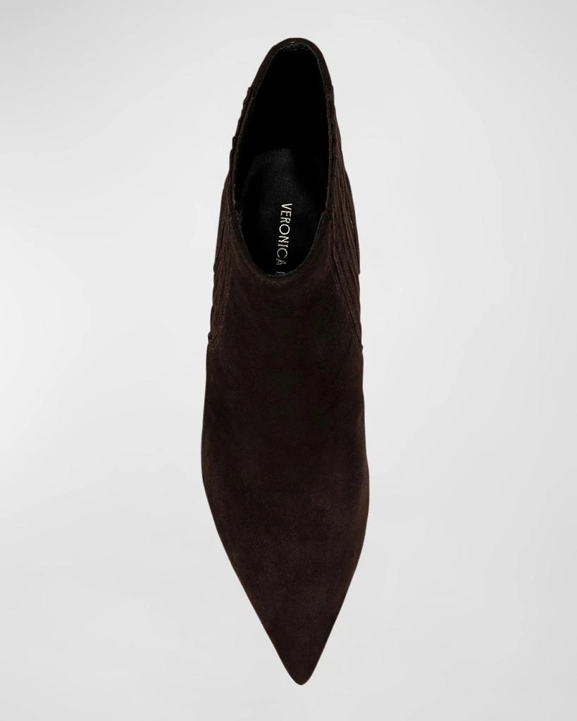 VERONICA BEARD Lisa Suede Stiletto Ankle Booties 4