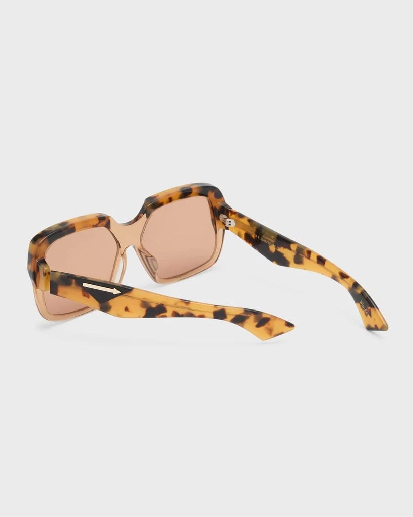 Karen Walker Beveled Two-Tone Acetate Square Sunglasses 2