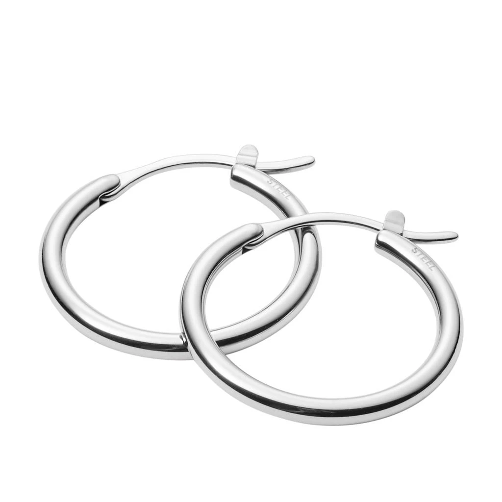 Fossil Women's Stainless Steel Hoop Earring 2