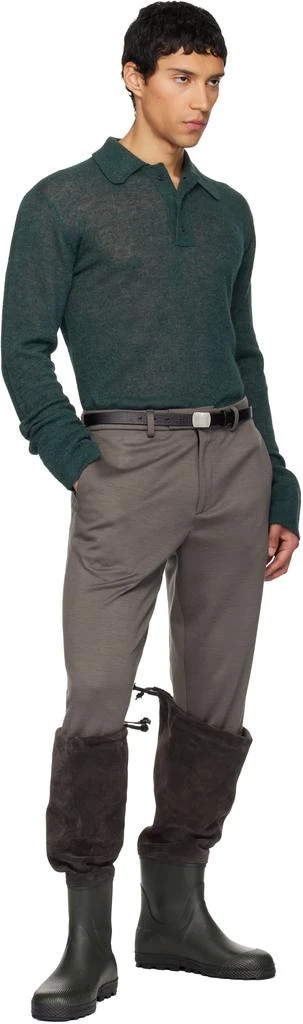 Rier Green 
Brown Farmer Rain Boots 5