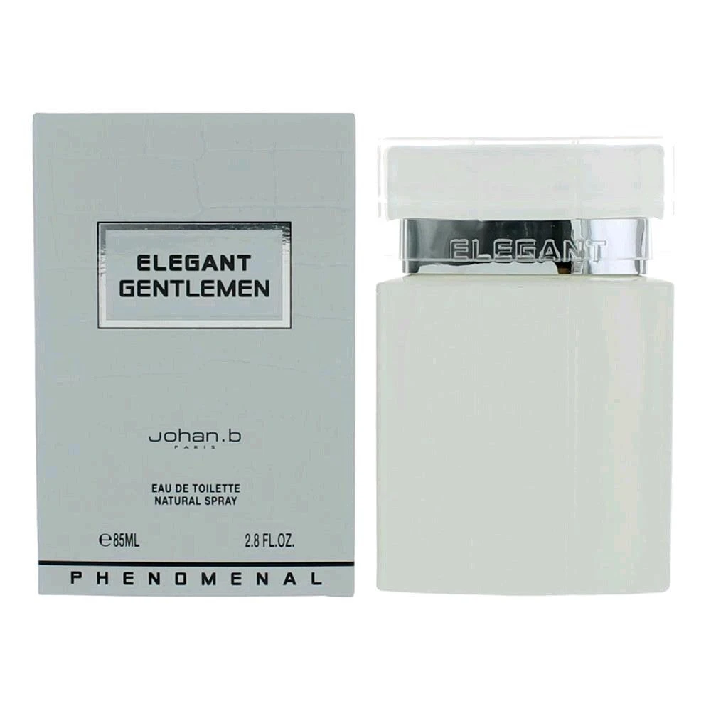 Johan B 2pcs Elegant Gentlemen Phenomenal by , 2.8 oz Eau De Toilette Spray for Men 1