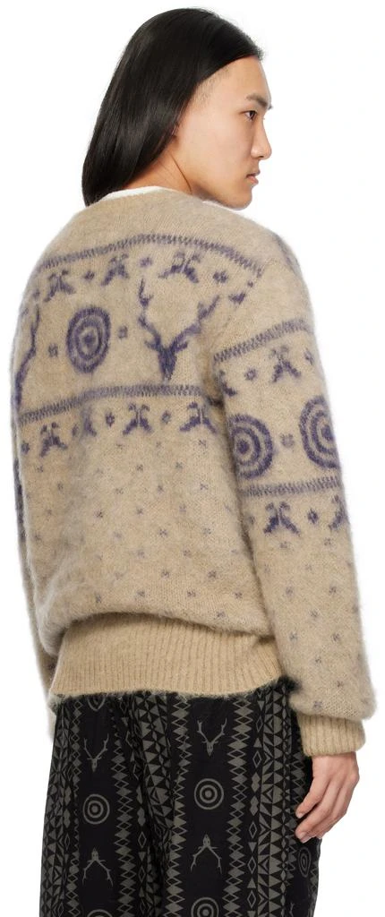 South2 West8 Beige Mohair Cardigan 3