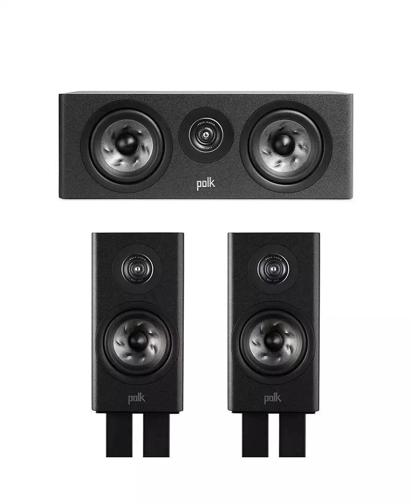 Polk Audio Reserve 3.0 Channel Compact Home Theater Speaker Bundle (Black)