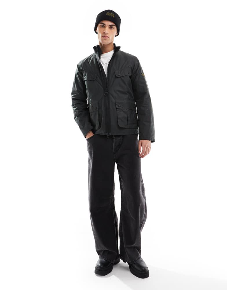 Barbour Barbour International re-duke wax jacket in sage