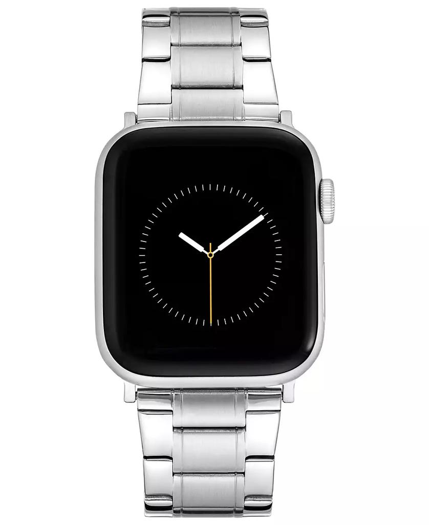 WITHit Silver-Tone Stainless Steel Y-Link Bracelet designed for Apple Watch® 42mm (Series 1-3 only) & 44/45/46/49mm (Ultra & Ultra 2)